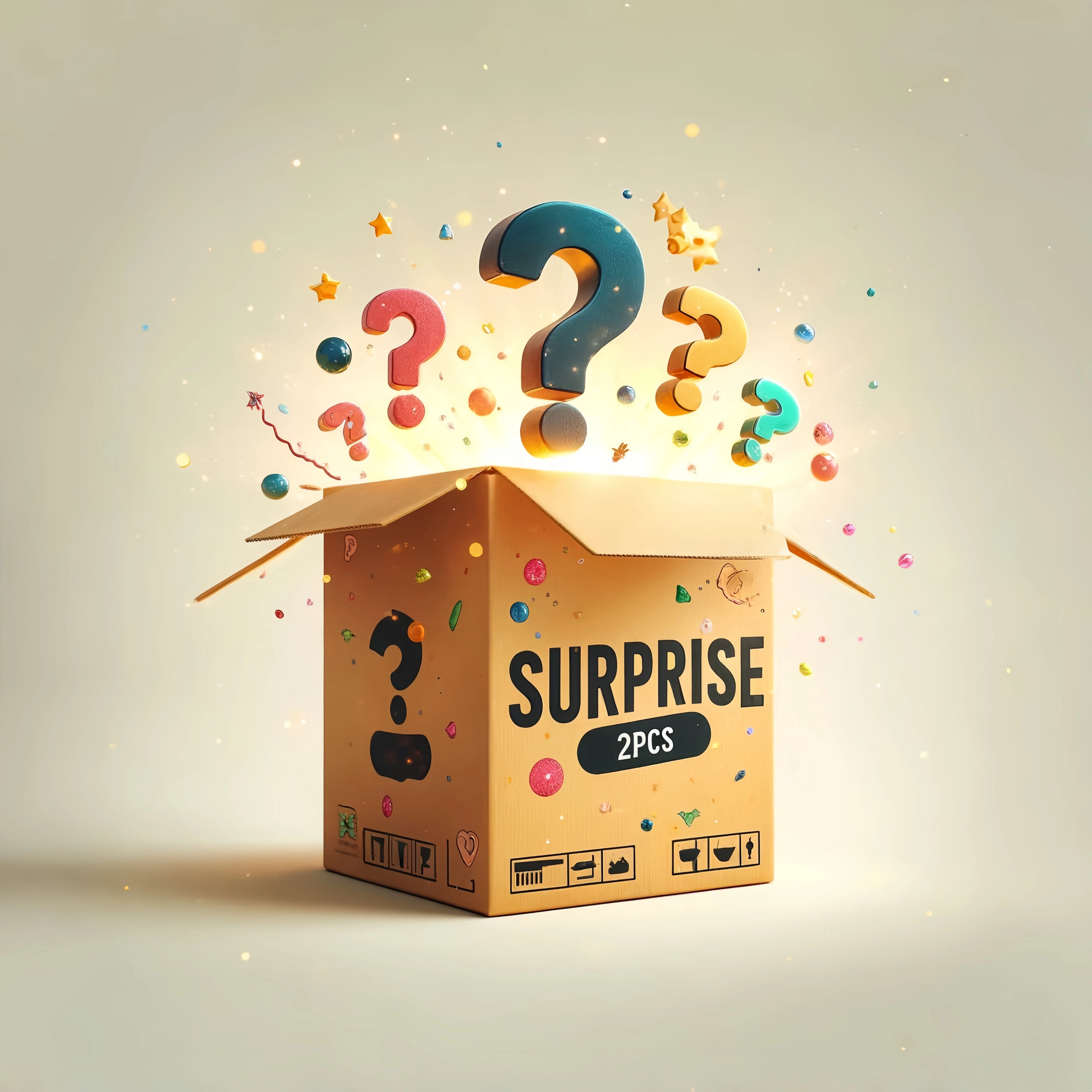 100% Surprise Novelty Electronics Random Mouse Pads Lucky Game Controllers Mysterious Christmas Gift Mystery Box Smartwatch