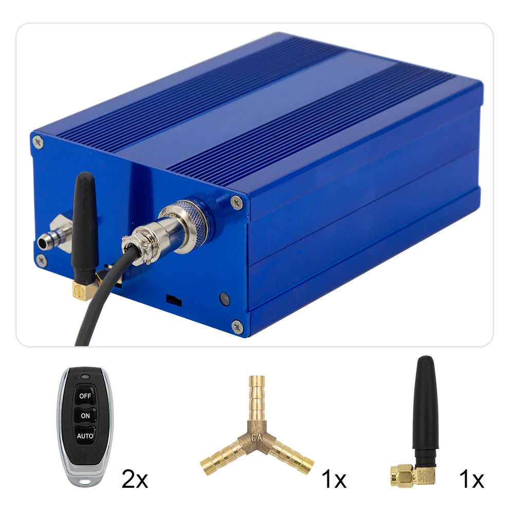 1 Set The exhaust valve comes with a vacuum pump controller box remote control of the exhaust valve actuator with memory