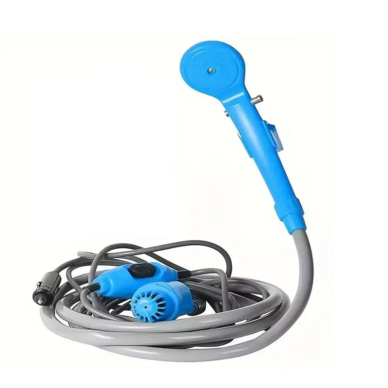 1 Set Portable DC12V Car Shower Outdoor Shower Equipment, Simple Outdoor Electric Shower