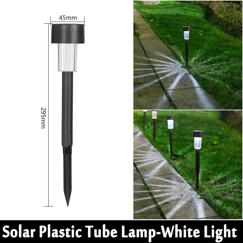 10Pack Solar Outdoor Lights Garden Lantern Solar Powered Lamp Waterproof Landscape Lighting Pathway Yard Lawn Garden Decoration