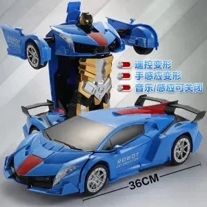 1:12 36cm RC Car Robot Gesture Sensing Deformation Fighting Robots Modles Transformation Remote Control Cars Toys Gifts for Boys