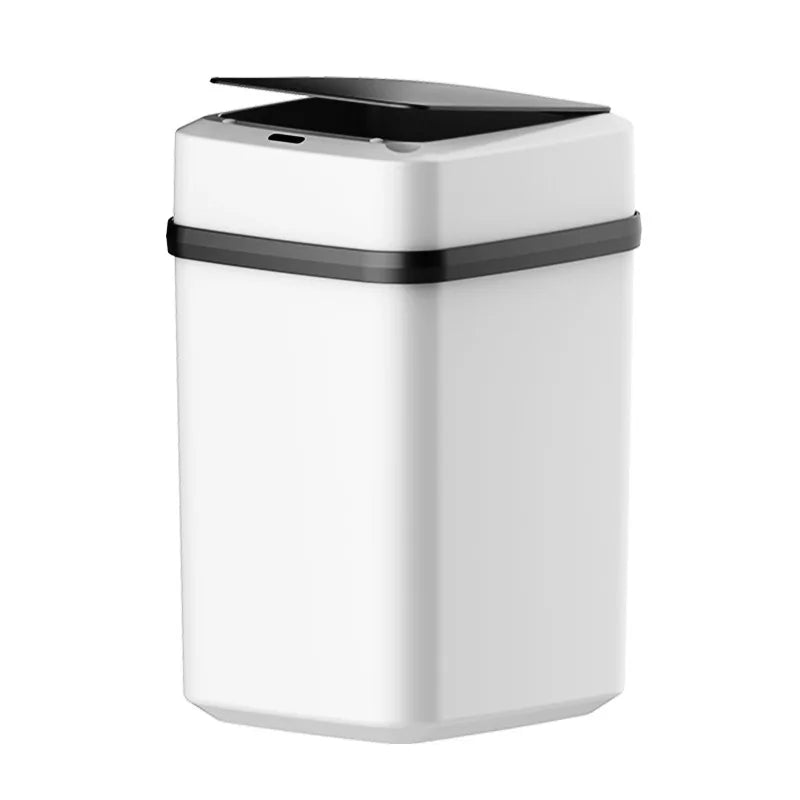 13L Smart Sensor Trash Can Fully Automatic Waterproof for Kitchen Living Room Household Bathroom Toilet Garbage Bin