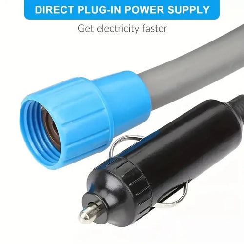 1 Set Portable DC12V Car Shower Outdoor Shower Equipment, Simple Outdoor Electric Shower